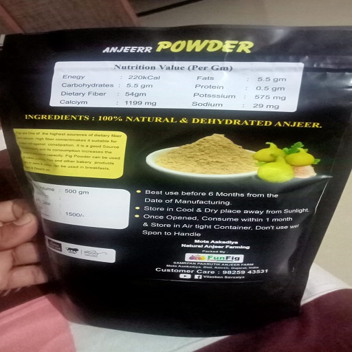 Organic anjeer powder